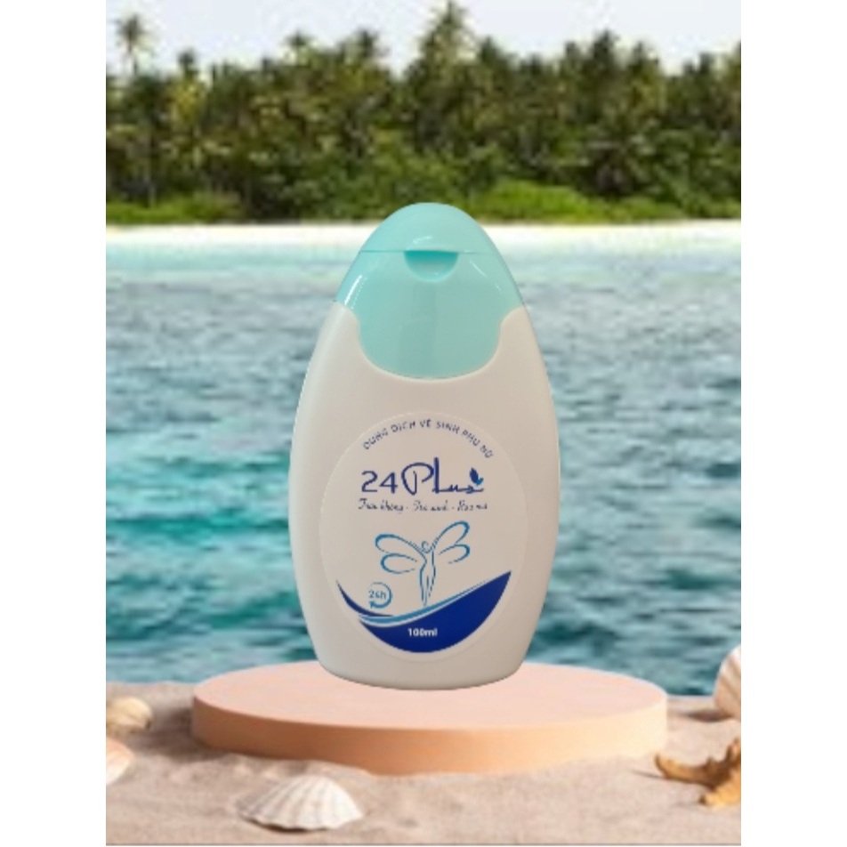 Dung dịch vệ sinh phụ nữ 24Plus ngăn mùi suốt 24h 100ml