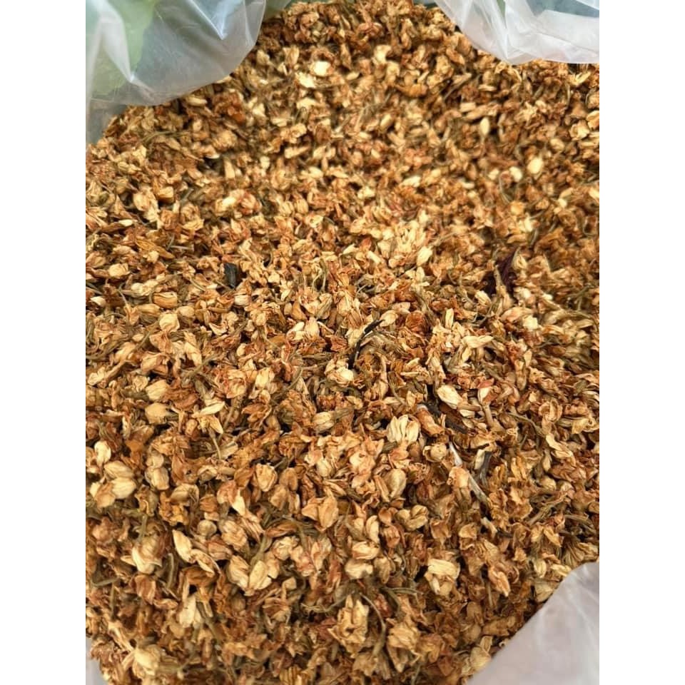 Trà Hoa Nhài (Hoa Lài) Sấy Khô Nguyên Bông Trắng Đẹp Tự Nhiên Làm Đẹp Da