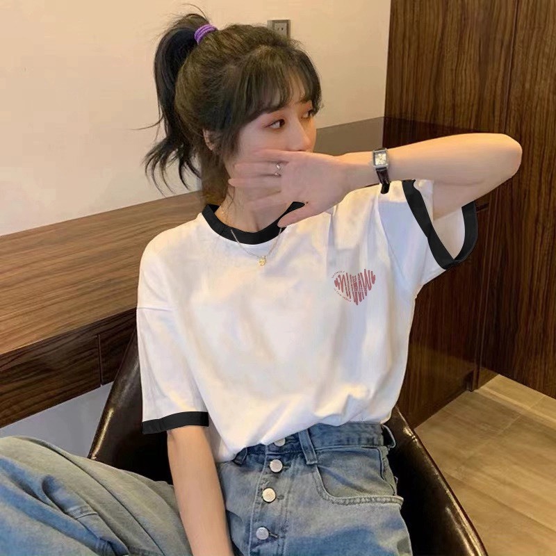 Áo thun Nữ mặc hè, Áo Phông Cotton Nữ in hình siêu xinh, mùa hè mát mẻ