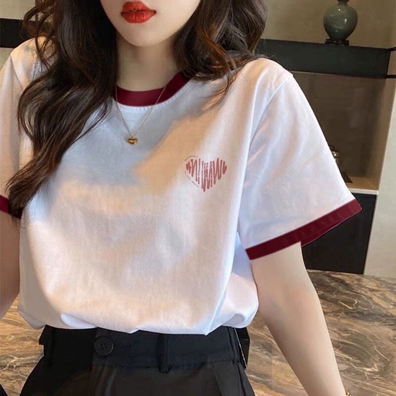 Áo thun Nữ mặc hè, Áo Phông Cotton Nữ in hình siêu xinh, mùa hè mát mẻ