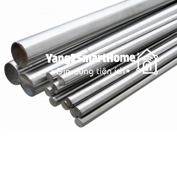 Trục tròn đặc Inox 304, thanh Inox đặc 304 phi 15, 16, 17, 18, 19mm ...