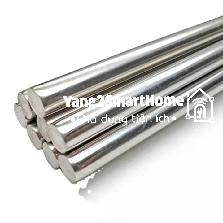 Combo 2 cây trục tròn đặc Inox 304, thanh Inox đặc 304 phi 8mm chiều ...