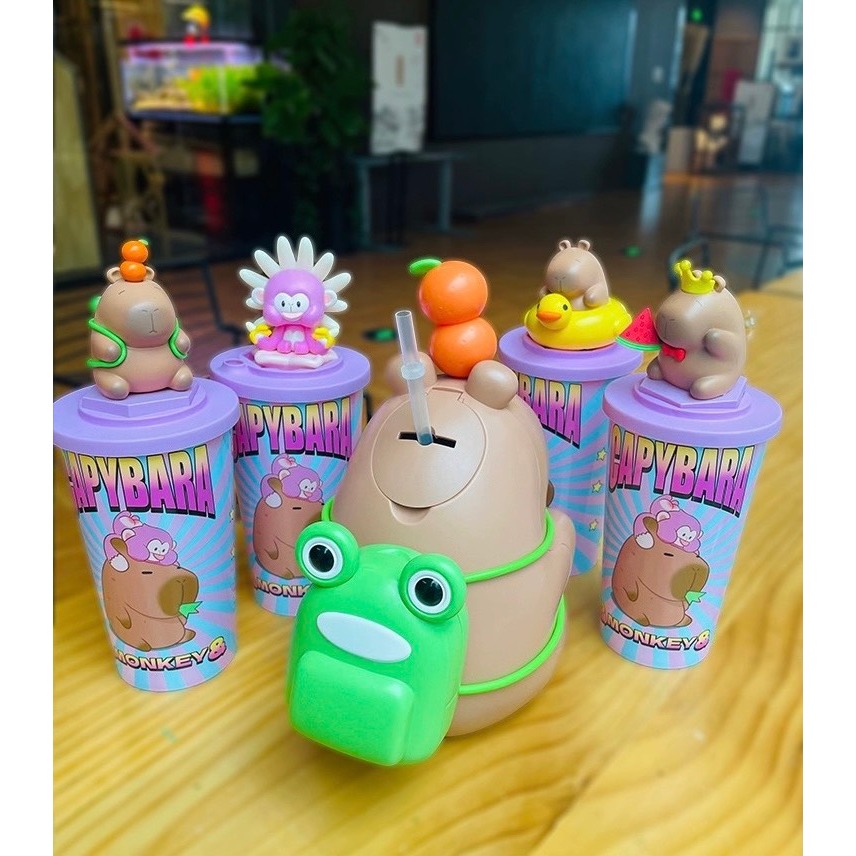 Ly và bình nước Capybara 2024 chính hãng ZincGroup ( mới 100 nguyên