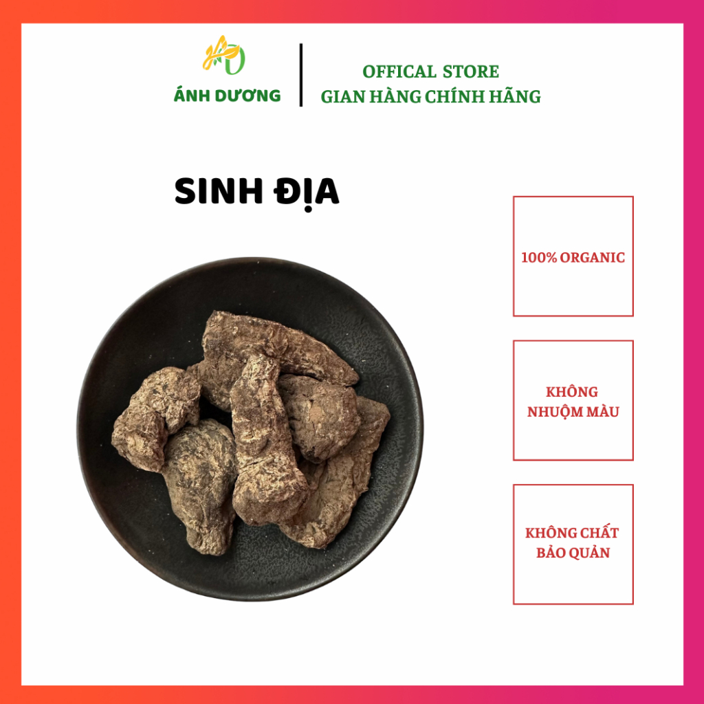 500GR Củ Sinh Địa (Củ Sanh Địa) To, Khô Sạch Sấy Khô Bổ Máu Giải Độc, Hỗ Trợ Tim Mạch