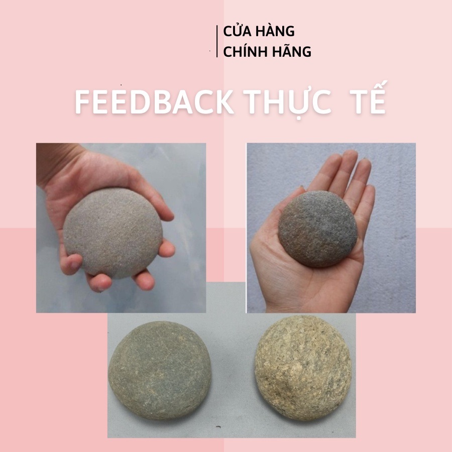Đá Cuội Tự Nhiên Tẩy Tế Bào Chết - CANH NÔNG Dùng Tắm Kì Ghét Hoặc Tranh Trí Sân Vườn