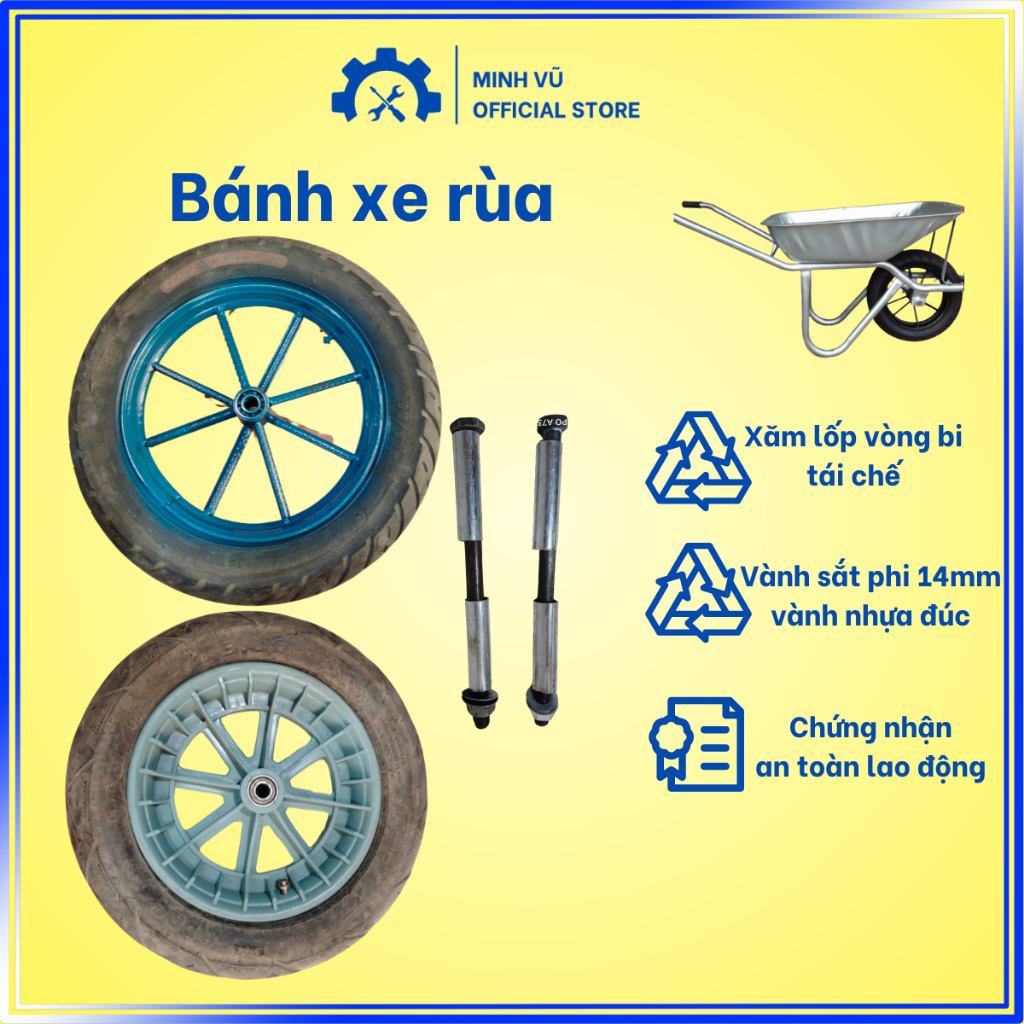Bánh xe rùa các loại,trục xe rùa. | Shopee Việt Nam