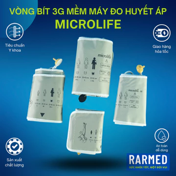 Phụ kiện vòng bít mềm máy đo huyết áp Microlife bắp tay - 3G / Nhiều Size