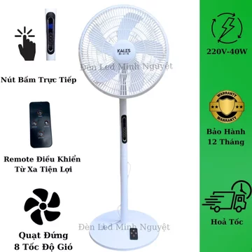 Quạt Đứng Sử Dụng Điện 220V Mẫu Mới Remote Và Không Remote 16inh