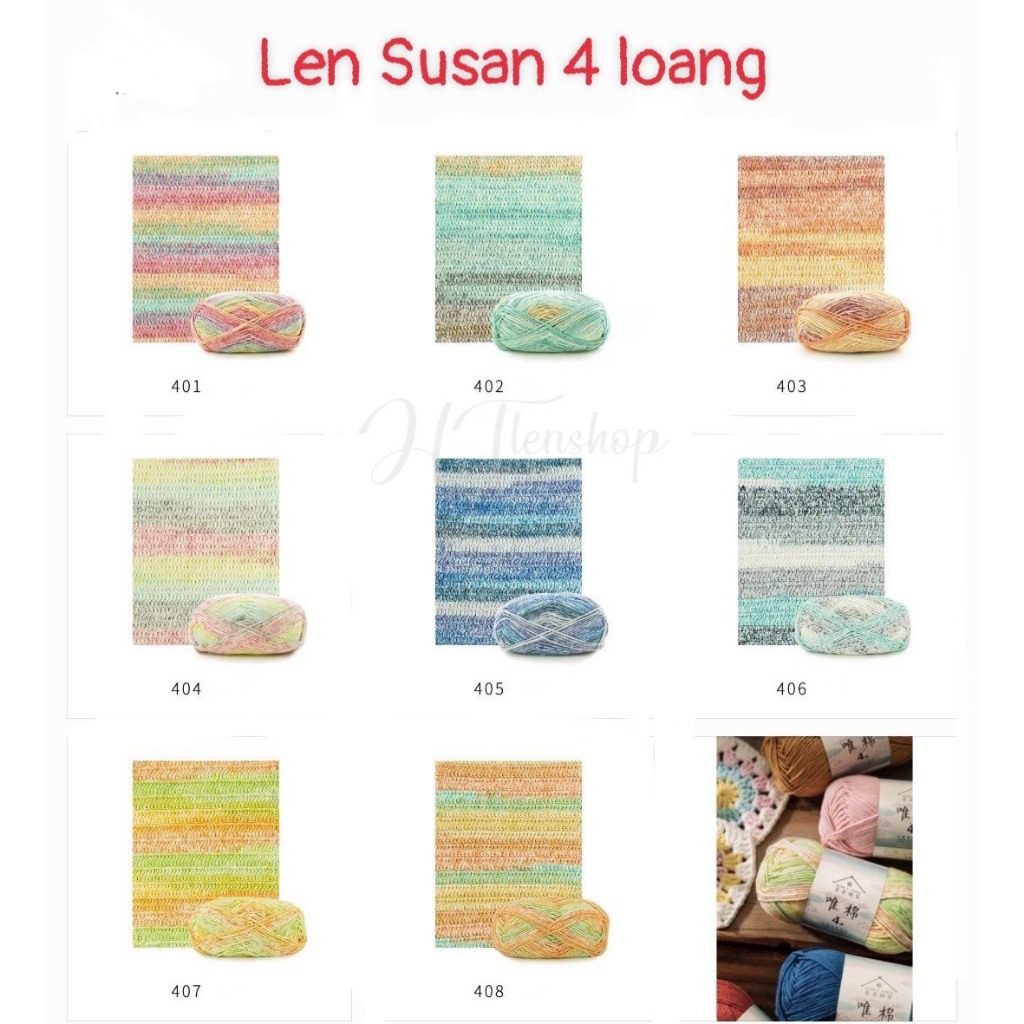 Len Susan 4 (màu loang) | Shopee Việt Nam