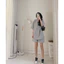 Bộ thun trơn YUSTUDIO 3158 chất cotton khô form rộng tay lỡ