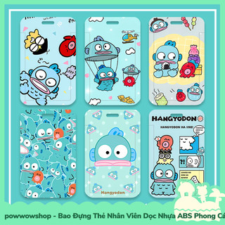[Sẵn VN - Hỏa Tốc] Bao Đựng Thẻ Nhân Viên Nhựa ABS Phong Cách Nhân Vật Hoạt Hình Sanrio Hangyodon