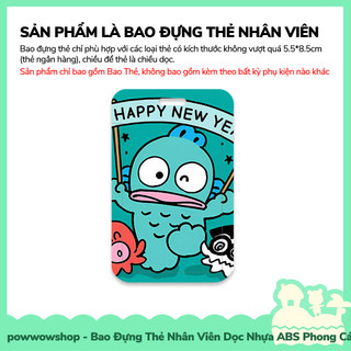 [Sẵn VN - Hỏa Tốc] Bao Đựng Thẻ Nhân Viên Nhựa ABS Phong Cách Nhân Vật Hoạt Hình Sanrio Hangyodon