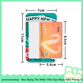 [Sẵn VN - Hỏa Tốc] Bao Đựng Thẻ Nhân Viên Nhựa ABS Phong Cách Nhân Vật Hoạt Hình Sanrio Hangyodon