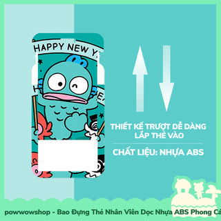 [Sẵn VN - Hỏa Tốc] Bao Đựng Thẻ Nhân Viên Nhựa ABS Phong Cách Nhân Vật Hoạt Hình Sanrio Hangyodon