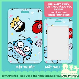 [Sẵn VN - Hỏa Tốc] Bao Đựng Thẻ Nhân Viên Nhựa ABS Phong Cách Nhân Vật Hoạt Hình Sanrio Hangyodon