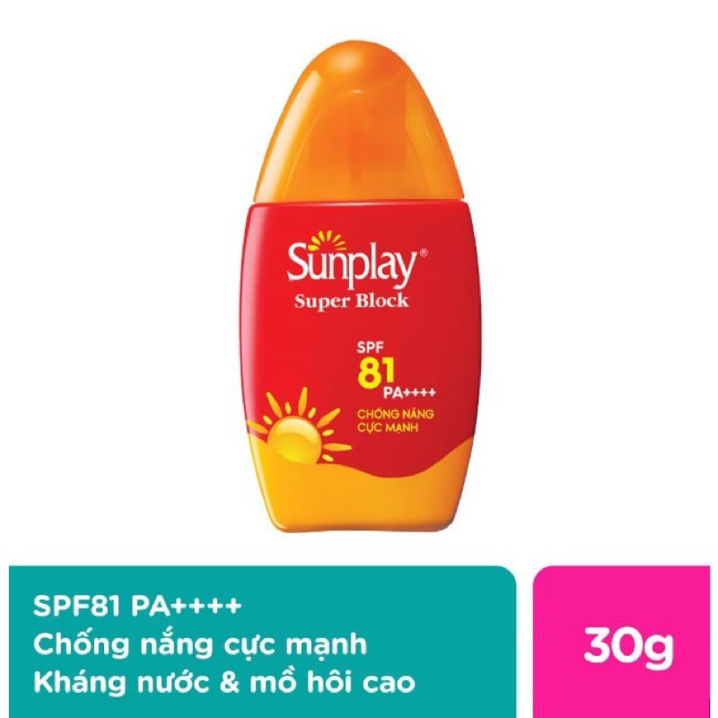 Sữa chống nắng cực mạnh Sunplay Super Block SPF50 PA++++ (30g/70g)