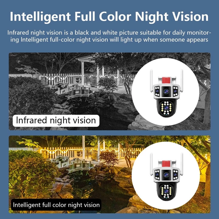 Camera Wifi Không Dây Yoosee 4 Mắt Xem 3 Màn Hình Cùng Lúc Camera HD 9.0MP PTZ WiFi 4K - BẢO HÀNH 12 THÁNG – 5