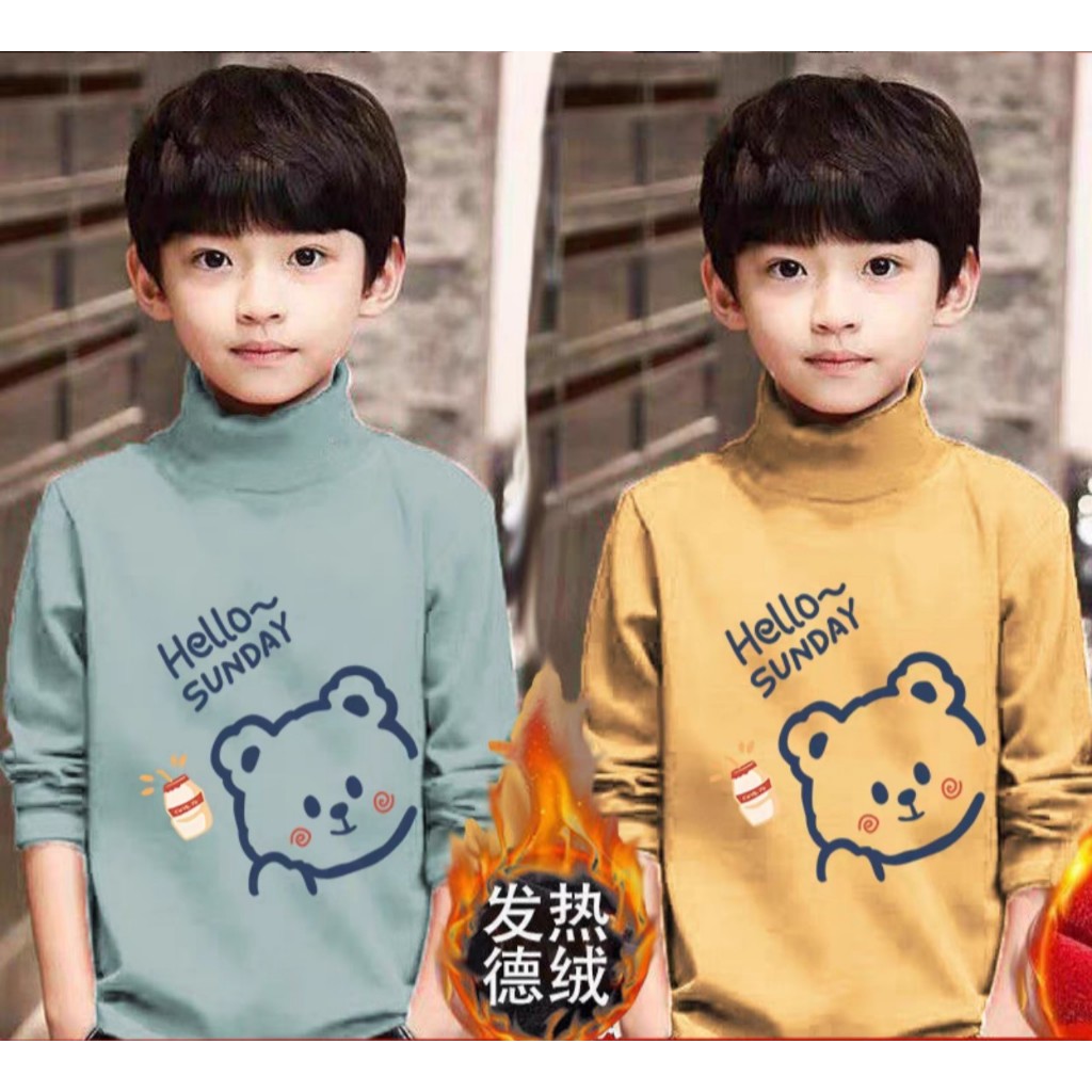Sét 2 Áo giữ nhiệt cho bé, áo thu đông cho bé từ 6-15kg TN02