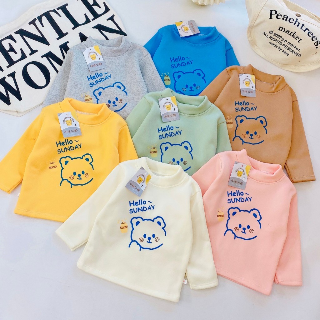 Sét 2 Áo giữ nhiệt cho bé, áo thu đông cho bé từ 6-15kg TN02