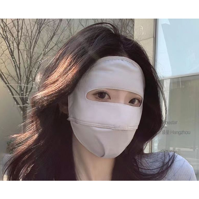 Khẩu trang toàn mặt chống 99% tia UV, khẩu trang ninjia hai lớp chống nắng UPF 50+