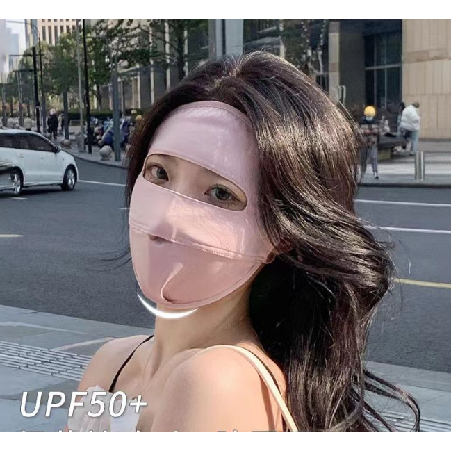 Khẩu trang toàn mặt chống 99% tia UV, khẩu trang ninjia hai lớp chống nắng UPF 50+