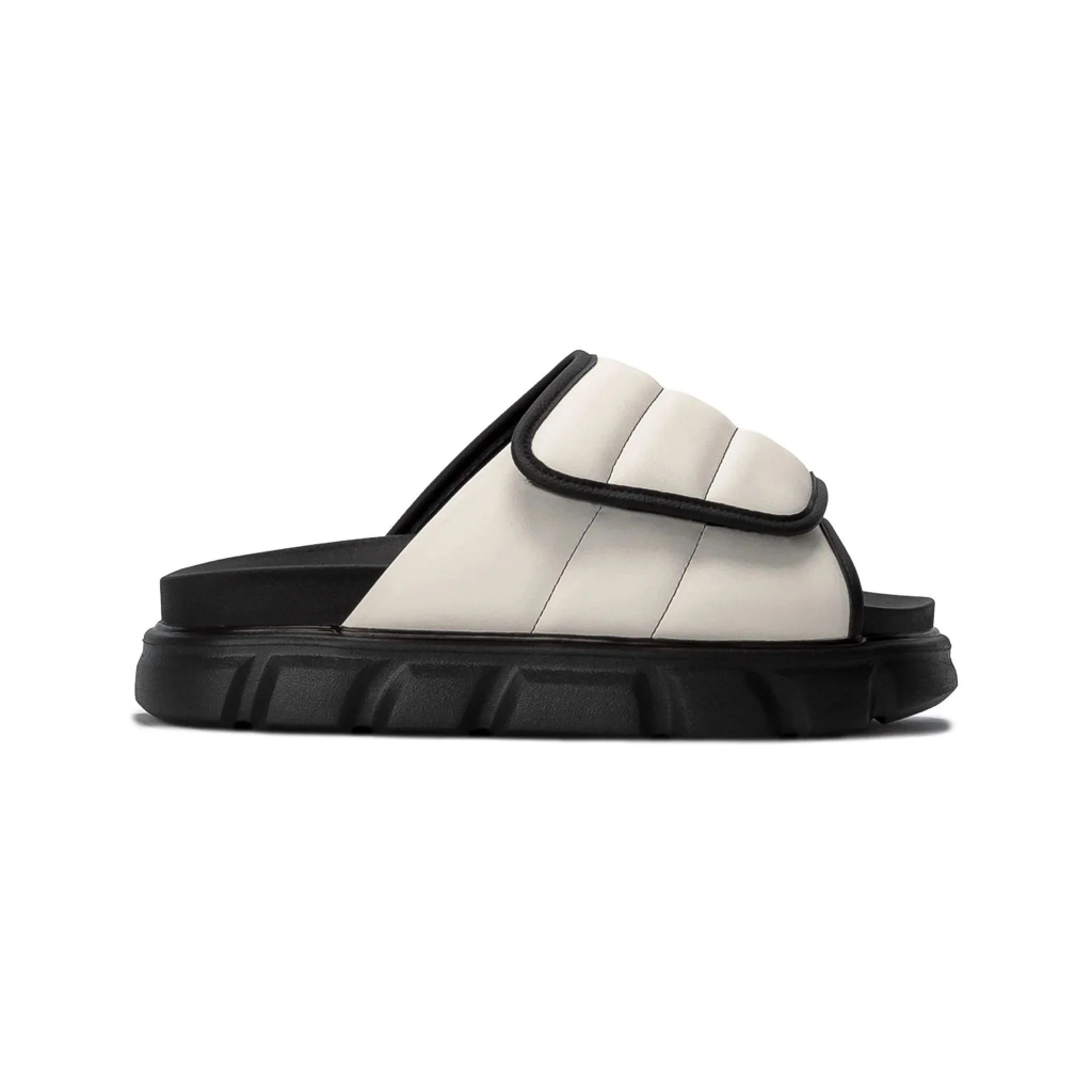 Ảnh Dép Nam Nữ Tăng Chiều Cao THE LARVA WOLF SLIDE SANDAL - CREAM WHITE 2