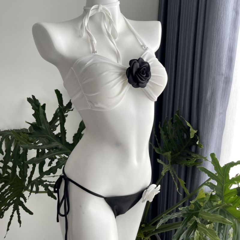 Bikini 2 Mảnh Phối Hoa Hot Nhất Hiện Nay – Đồ Bơi Xinh Xắn