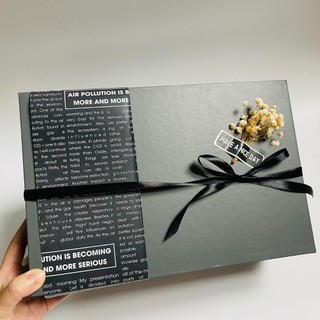Hộp gift xám vintage kích thước 30*20*11cm, hộp cao cấp làm quà sinh nhật, valentine quà tặng sang trọng