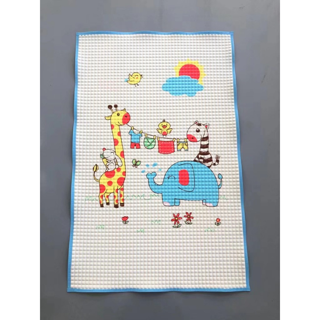 [Chống thấm] Chiếu điều hòa, cao su non cho bé kích cỡ 60cm x 90cm, mềm mại giúp bé mát lưng TN02