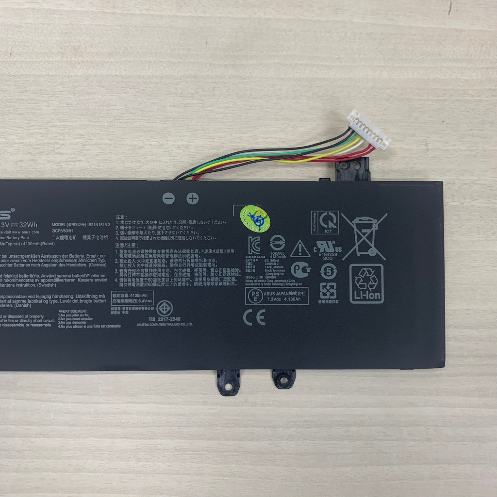 [Gói Bảo Hành 6 Tháng] cho Pin Laptop ASUS C21N1818 Vivobook A409 A409F A509 A509FB A509FJ A509MA A509FL F409 F409F F509