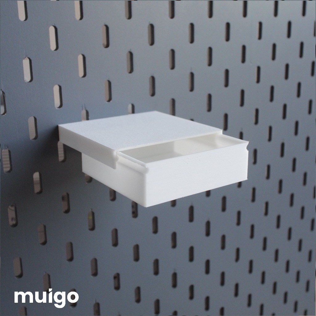 Hộp kéo đa năng cho bảng Pegboard Lỗ Dọc | Phụ Kiện Pegboard Đa Năng