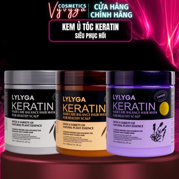 Ủ tóc KERATIN COLLAGEN 1000ml và 500ml dầu dưỡng tóc Lavender dầu xả, kem hấp tóc phục hồi keratin colagen mềm mượt UT08