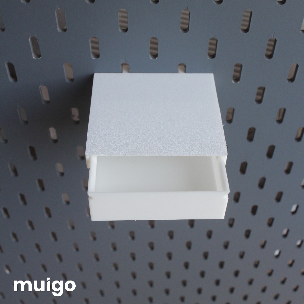 Hộp kéo đa năng cho bảng Pegboard Lỗ Dọc | Phụ Kiện Pegboard Đa Năng