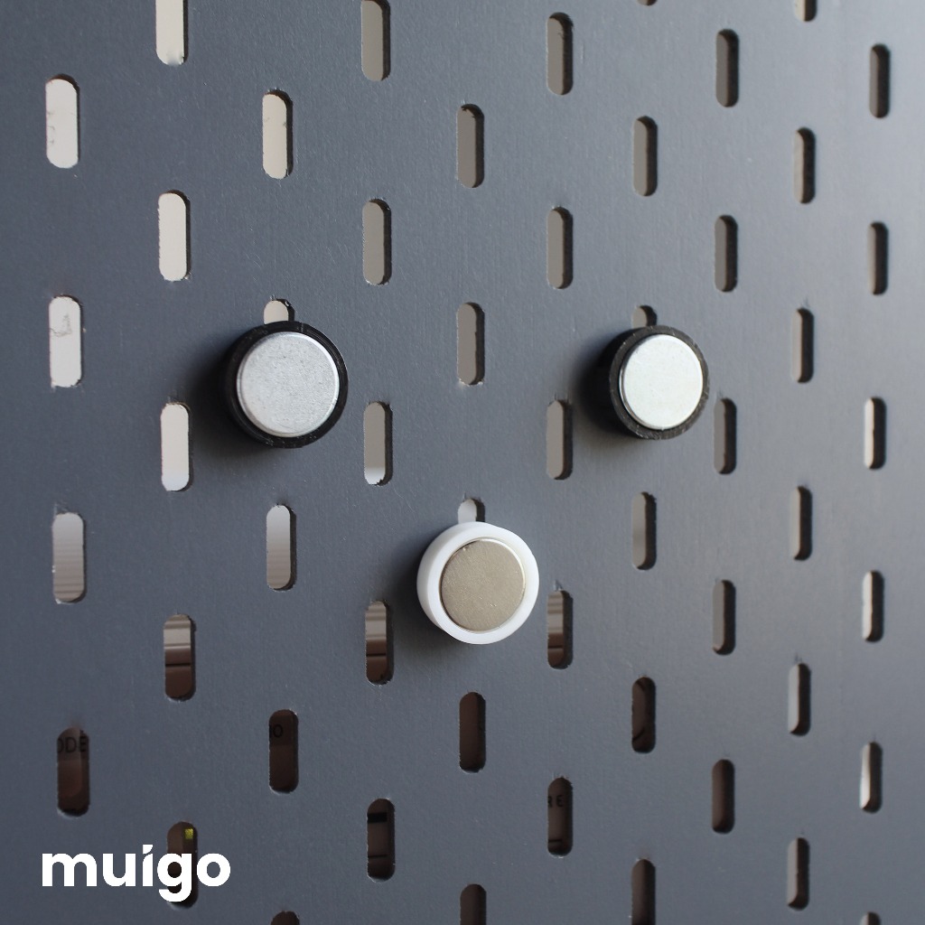 Móc nam châm siêu mạnh cho bảng Pegboard Lỗ Dọc | Phụ Kiện Pegboard Đa Năng