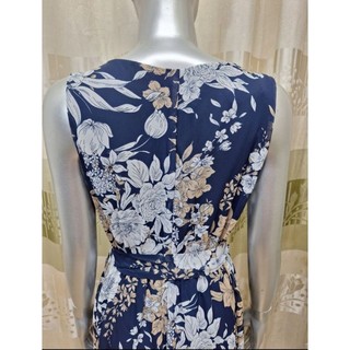 Đầm chiffon hoa không tay cột eo Alexa B
