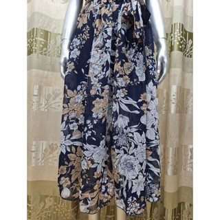 Đầm chiffon hoa không tay cột eo Alexa B