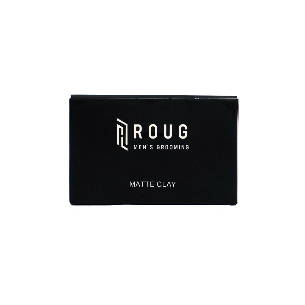 Sáp vuốt tóc nam Roug Matte Clay 90gr màu đen Singapore + Gôm hoặc Bọt ...