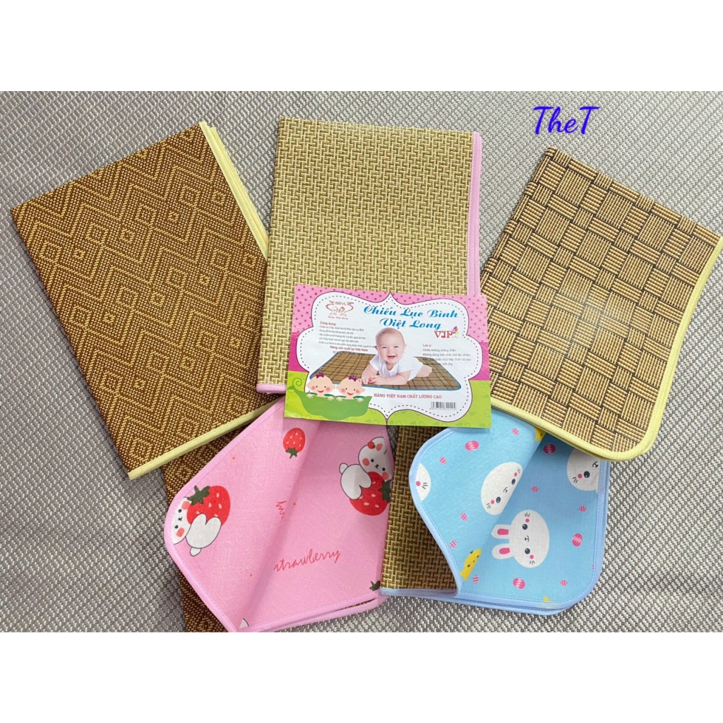 [Mát-Không cần máy lạnh] 60x80cm Chiếu Điều Hoà Mây Tre, An toàn cho bé giúp bé mát, ngủ ngon, chơi vui TT01 3Sbaby