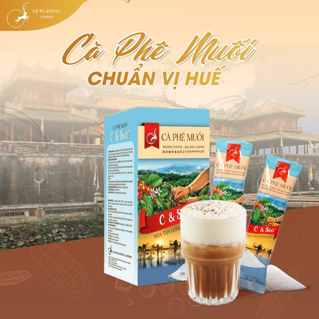 Cà phê muối chuẩn vị huế, cà phê hòa tan C & Sea loại đặc biệt thơm ...