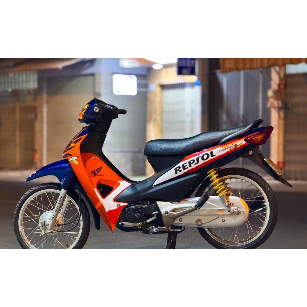TEM WAVE A REPSOL CAM XANH ! | Shopee Việt Nam