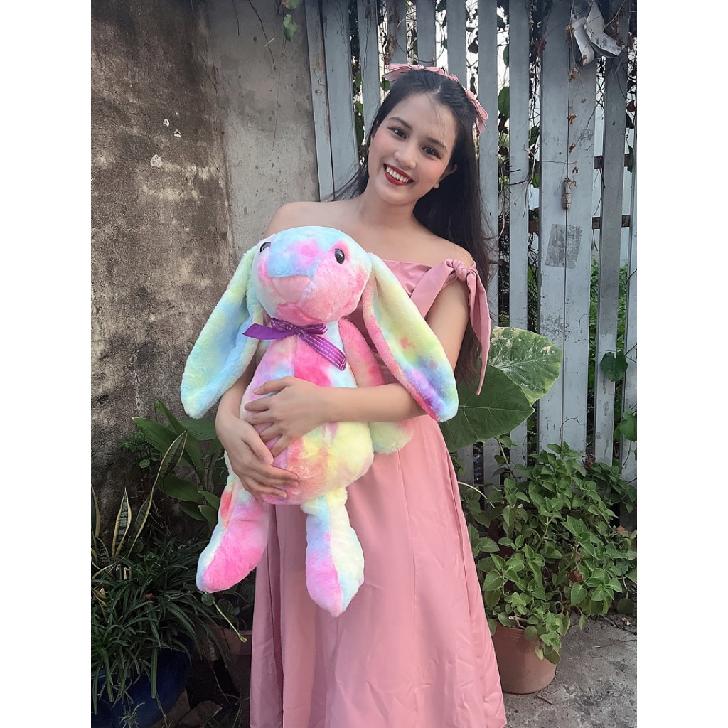 Thỏ Bông BUNNY JELLY CAT màu Dải Ngân Hà ( Galaxy) siêu dễ thương-size ...