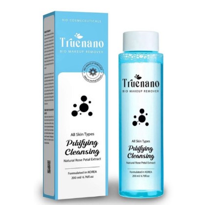 Tẩy Trang Sinh Học Truenano Bio Makeup Remover 200ml (Dược Mỹ Phẩm Thuần Chay)