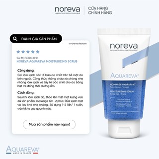 Gel tẩy tế bào chết Noreva Aquareva Moisturizing Scrub 75ML