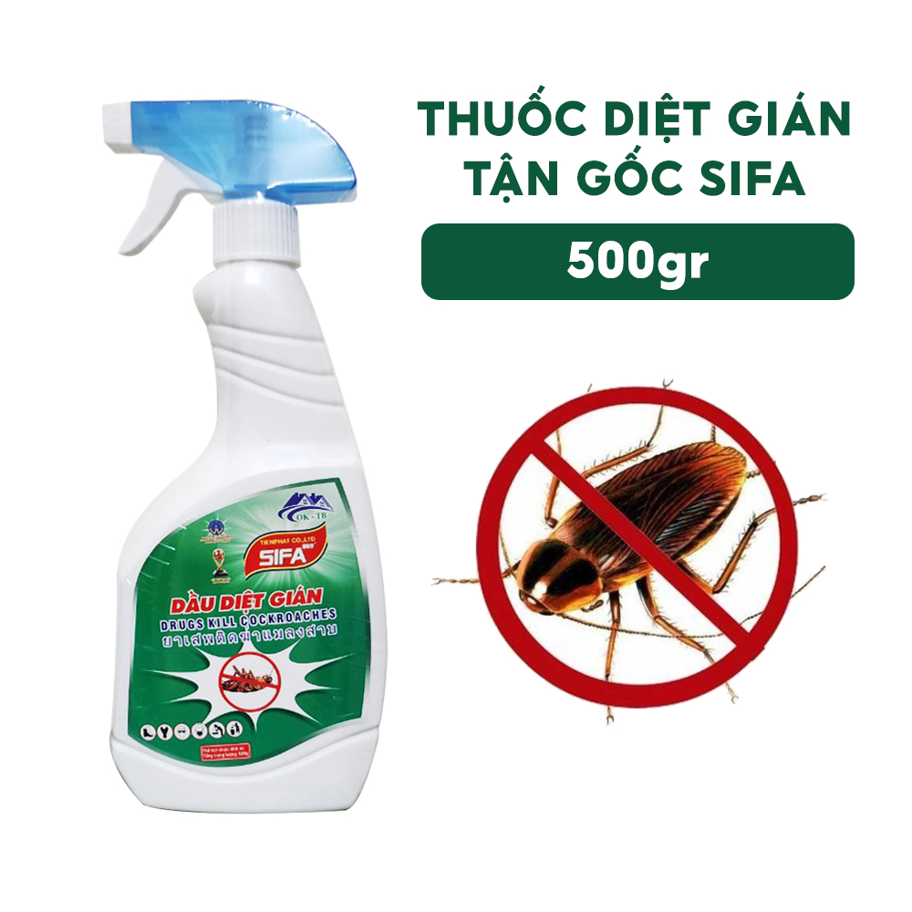 Thuốc diệt gián tận gốc Sifa 500ml An toàn cho gia đình, diệt gián nhanh chóng