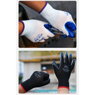 [GIÁ SỈ] SET 30 ĐÔI Găng tay lao động phủ sơn đỏ giá rẻ - Bao tay bảo hộ giá sỉ bền đẹp