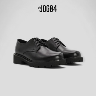 Giày Derby D5 - JOG04 , thiết kế Chunky Derby , da bò nappa nguyên tấm , đế cao su tăng chiều cao 4,5cm ( D5 )