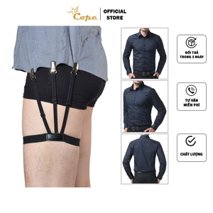 Đai Kẹp Giữ Áo Sơ Mi Thẳng Khi Đóng Thùng loại gắn đùi 1 cặp Cope88