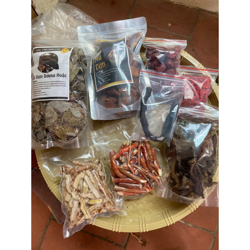 Combo 2kg Gồm 7 Vị Bổ Thann (Nhục Thung Dung, Ba Kích, Sâm Cau, Ngọc Cẩu, Kỳ Tử, Dâm Dương Hoắc)