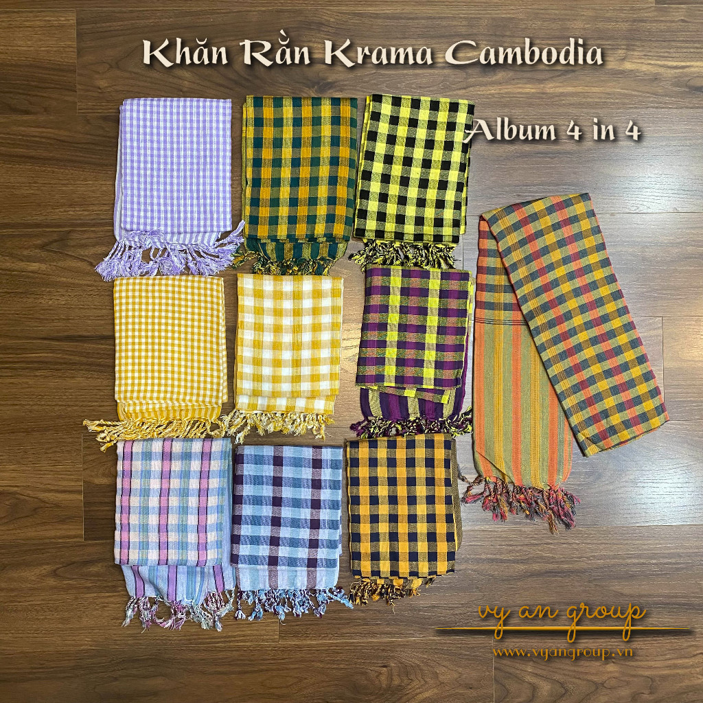 [Album 4] Khăn rằn Campuchia - Khăn rằn thời trang choàng cổ - Khăn rằn ...