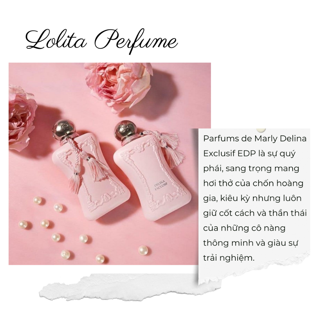 [Nước hoa Nữ Chính hãng chiết cao cấp 10ml] Delina exclusif - Ngọt Ngào, Quyến Rũ, Sang Trọng